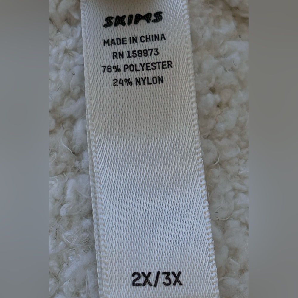 Skims‎ Brand Cozy Tank Top White 2X/3X - Picture 7 of 9